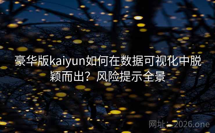 豪华版kaiyun如何在数据可视化中脱颖而出?风险提示全景 第2张 豪华版kaiyun如何在数据可视化中脱颖而出?风险提示全景 第2张