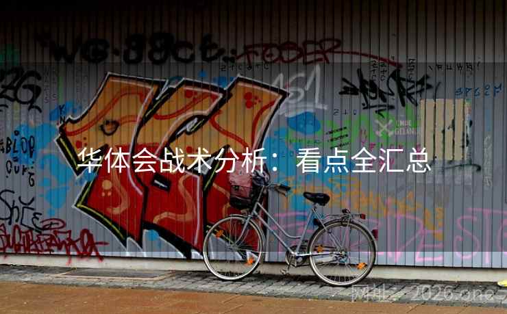 华体会战术分析:看点全汇总 第2张 华体会战术分析:看点全汇总 第2张