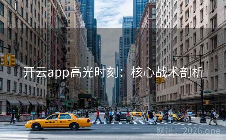 开云app高光时刻：核心战术剖析  第2张