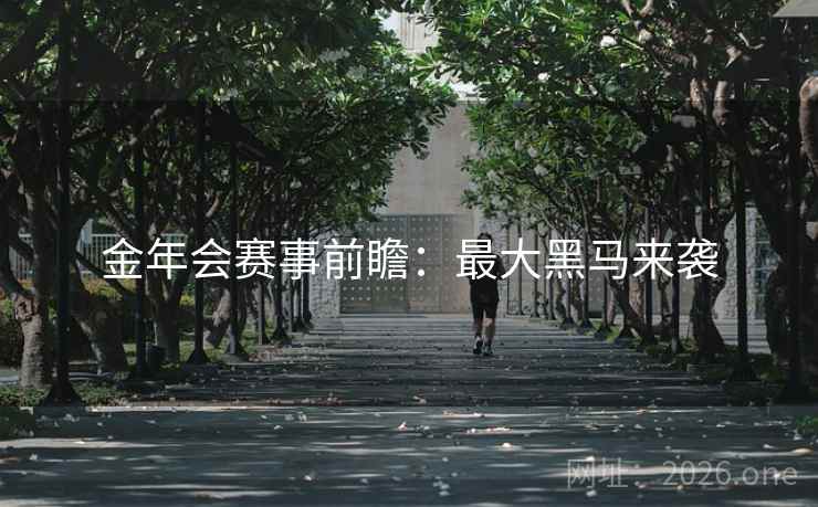 金年会赛事前瞻：最大黑马来袭  第2张