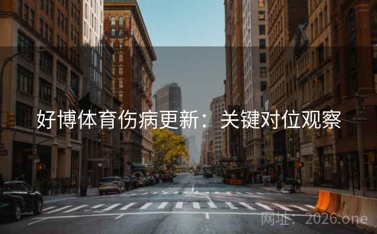 好博体育伤病更新：关键对位观察  第2张