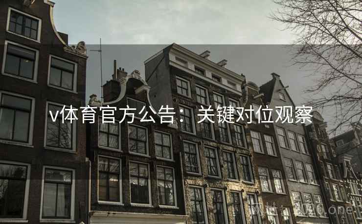v体育官方公告：关键对位观察