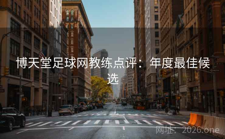 博天堂足球网教练点评:年度最佳候选 第2张 博天堂足球网教练点评:年度最佳候选 第2张